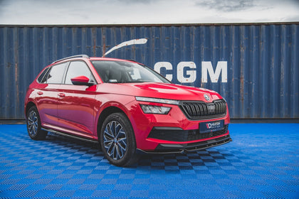Maxton sideskørter til Skoda Kamiq – blank sort – billede 2 af 8