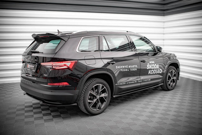 Maxton sideskørter til Skoda Kodiaq Mk1 Facelift – blank sort – billede 2 af 4