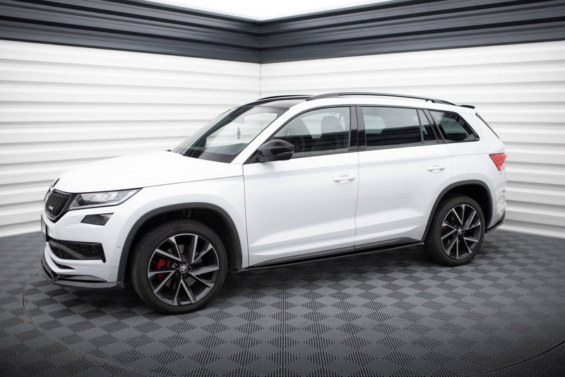 Maxton sideskørter til Skoda Kodiaq Sportline/RS Mk1 / Mk1 Facelift – blank sort – billede 2 af 5