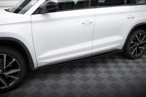 Maxton sideskørter til Skoda Kodiaq Sportline/RS Mk1 / Mk1 Facelift – blank sort – billede 1 af 5