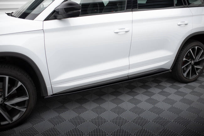 Maxton sideskørter til Skoda Kodiaq Sportline/RS Mk1 / Mk1 Facelift – blank sort – billede 1 af 5