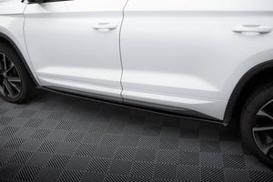 Maxton sideskørter til Skoda Kodiaq Sportline/RS Mk1 / Mk1 Facelift – blank sort – billede 3 af 5
