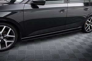 Maxton sideskørter til Skoda Scala – blank sort – billede 1 af 5