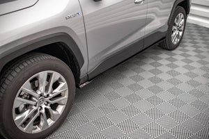 Maxton Side Skirts Diffusers Toyota Rav4 Mk5 - Gloss Black
