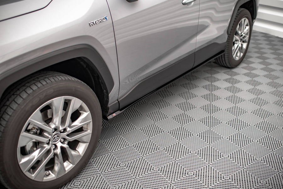 Maxton Side Skirts Diffusers Toyota Rav4 Mk5 - Gloss Black