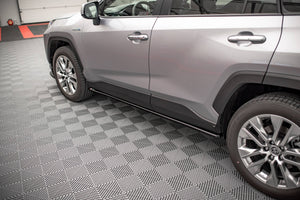 Maxton Side Skirts Diffusers Toyota Rav4 Mk5 - Gloss Black
