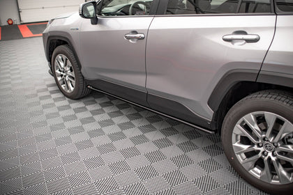 Maxton Side Skirts Diffusers Toyota Rav4 Mk5 - Gloss Black