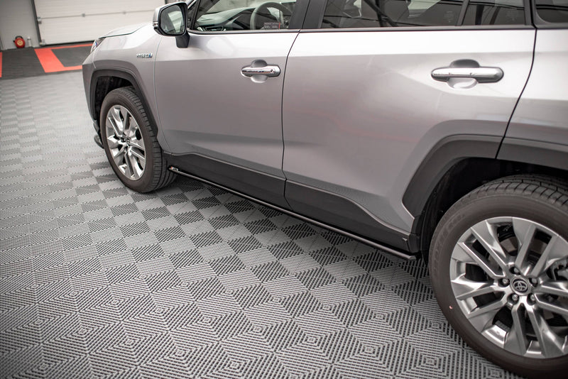 Maxton Side Skirts Diffusers Toyota Rav4 Mk5 - Gloss Black