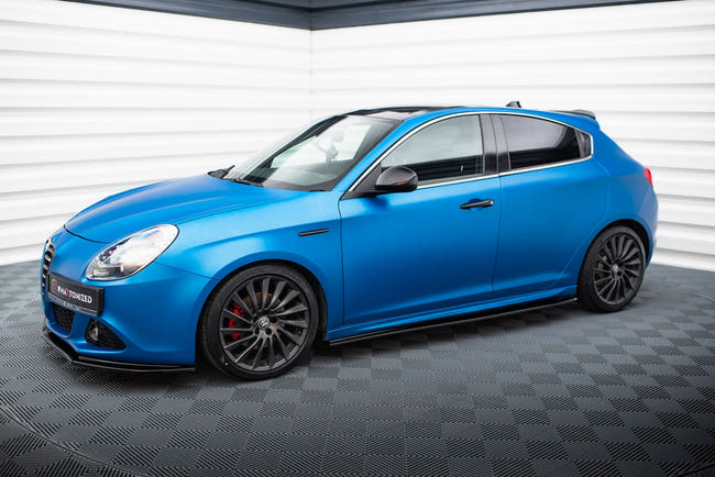 Maxton Side Skirts Diffusers Alfa Romeo Giulietta - Gloss Black