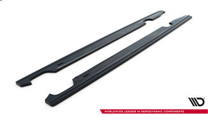 Maxton Side Skirts Diffusers Audi A6 C7 S-Line/ S6 C7 Facelift - Gloss Black