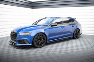 Maxton sideskørter til Audi RS6 C7 / C7 Facelift – blank sort – billede 3 af 5