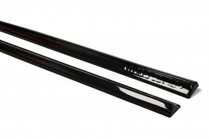 Maxton Side Skirts Diffusers Audi S3 / A3 S-Line 8V / 8V Fl Sportback  - Gloss Black