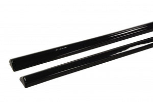 Maxton Side Skirts Diffusers Audi S3 / A3 S-Line 8V / 8V Fl Sportback  - Gloss Black