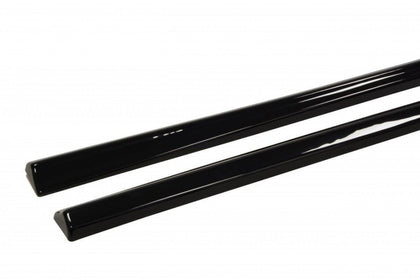 Maxton Side Skirts Diffusers Audi S3 / A3 S-Line 8V / 8V Fl Sportback  - Gloss Black