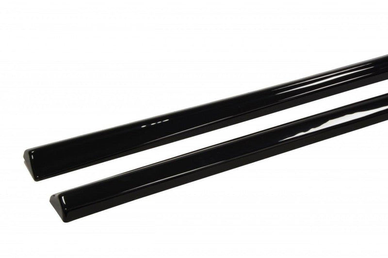 Maxton Side Skirts Diffusers Audi S3 / A3 S-Line 8V / 8V Fl Sportback  - Gloss Black