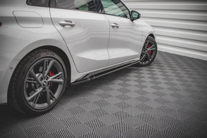 Maxton sideskørter til Audi S3 / A3 S-Line Sportback / Sedan 8Y / 8Y Facelift – blank sort – billede 1 af 6