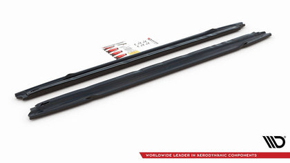 Maxton sideskørter til Audi S3 / A3 S-Line Sportback / Sedan 8Y / 8Y Facelift – blank sort – billede 4 af 6
