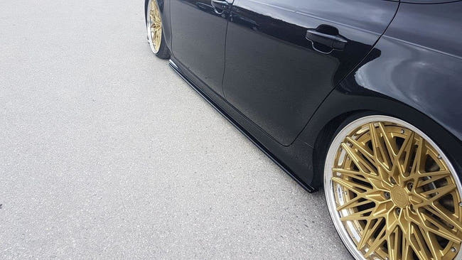 Maxton Side Skirts Diffusers Audi S7 / A7 S-Line C7 - Gloss Black