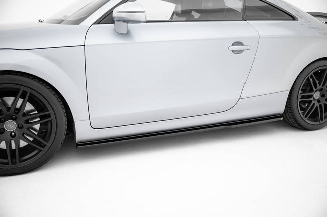 Maxton sideskørter til Audi TT S / TT S-Line 8J Facelift – blank sort – billede 1 af 6