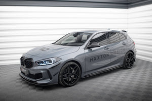 Maxton sideskørter til BMW 1 M-Pack / M135i / 128ti – blank sort – billede 3 af 5