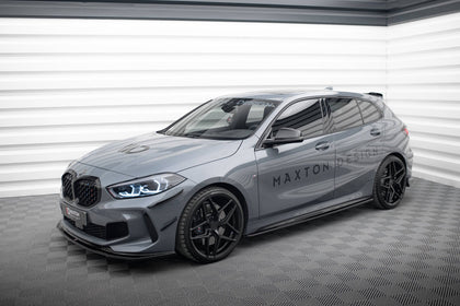 Maxton sideskørter til BMW 1 M-Pack / M135i / 128ti – blank sort – billede 3 af 5
