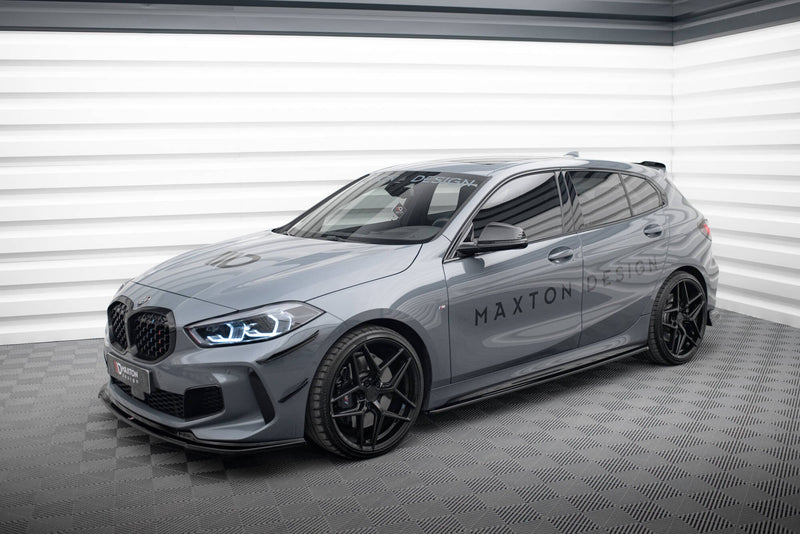 Maxton sideskørter til BMW 1 M-Pack / M135i / 128ti – blank sort – billede 3 af 5