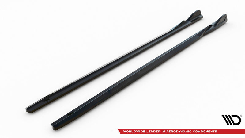 Maxton sideskørter til BMW 2 Coupe M-Pack / M240i G42 – blank sort – billede 5 af 6