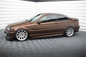 Maxton sideskørter til BMW 3 E46 Mpack Coupe – blank sort – billede 2 af 5