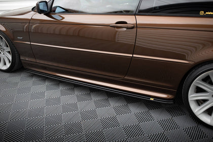 Maxton sideskørter til BMW 3 E46 Mpack Coupe – blank sort – billede 3 af 5