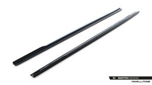Maxton sideskørter til BMW 4 M-Pack / M440i G22 / G23 / G22 Facelift / G23 Facelift – blank sort – billede 3 af 4