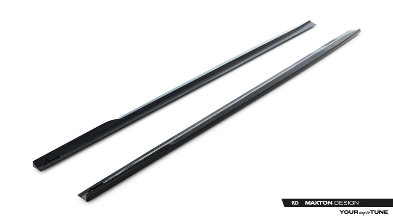 Maxton sideskørter til BMW 4 M-Pack / M440i G22 / G23 / G22 Facelift / G23 Facelift – blank sort – billede 3 af 4