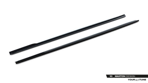 Maxton sideskørter til BMW 4 M-Pack / M440i G22 / G23 / G22 Facelift / G23 Facelift – blank sort – billede 4 af 4