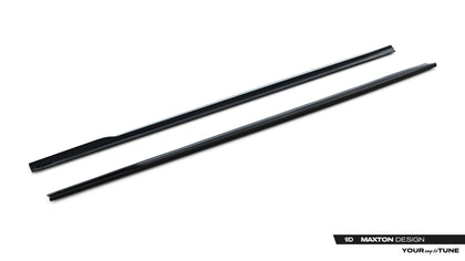 Maxton sideskørter til BMW 4 M-Pack / M440i G22 / G23 / G22 Facelift / G23 Facelift – blank sort – billede 4 af 4