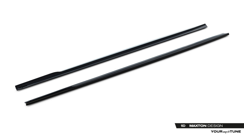 Maxton sideskørter til BMW 4 M-Pack / M440i G22 / G23 / G22 Facelift / G23 Facelift – blank sort – billede 4 af 4