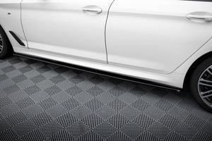 Maxton Side Skirts Diffusers For BMW 5 G30/ G31 M-Pack - Gloss Black