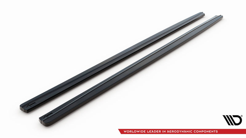 Maxton Side Skirts Diffusers For BMW 5 G30/ G31 M-Pack - Gloss Black