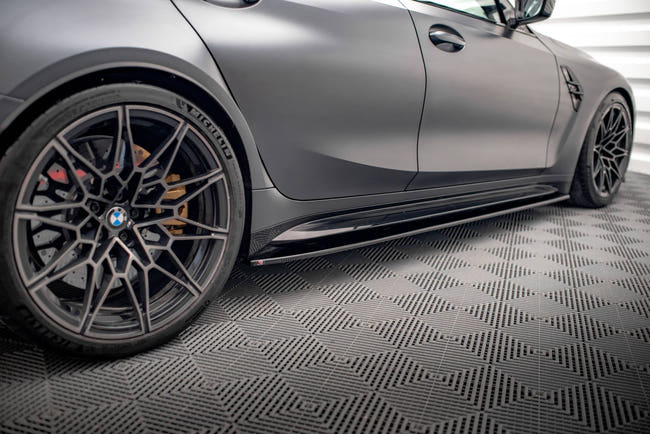 Maxton sideskørter til BMW M3 Sedan / Touring G80 / G81 – blank sort – billede 2 af 6