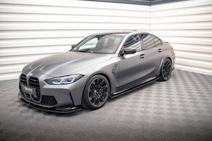 Maxton sideskørter til BMW M3 Sedan / Touring G80 / G81 – blank sort – billede 3 af 6