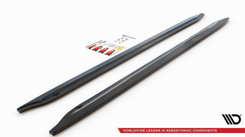 Maxton sideskørter til BMW M3 Sedan / Touring G80 / G81 – blank sort – billede 4 af 6