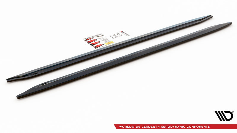 Maxton sideskørter til BMW M3 Sedan / Touring G80 / G81 – blank sort – billede 5 af 6