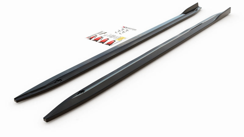Maxton sideskørter til BMW M4 G82 / G82 Facelift – blank sort – billede 3 af 4