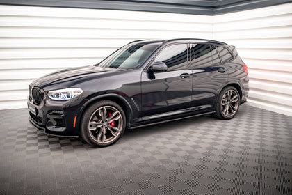 Maxton sideskørter til BMW X3 M40d / M40i / M-Pack G01 – blank sort – billede 3 af 5