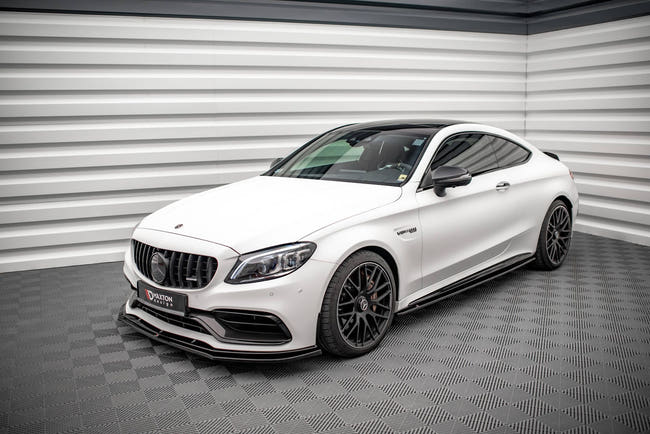 Maxton sideskørter til Mercedes-AMG C 63AMG Coupe C205 Facelift – blank sort – billede 2 af 4