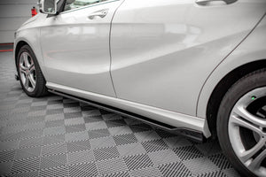 Maxton sideskørter til Mercedes-Benz A W176 – blank sort – billede 1 af 6