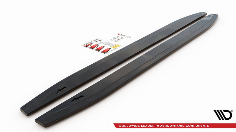 Maxton sideskørter til Mercedes-Benz GLS AMG-Line X167/X167 Facelift – blank sort – billede 5 af 5