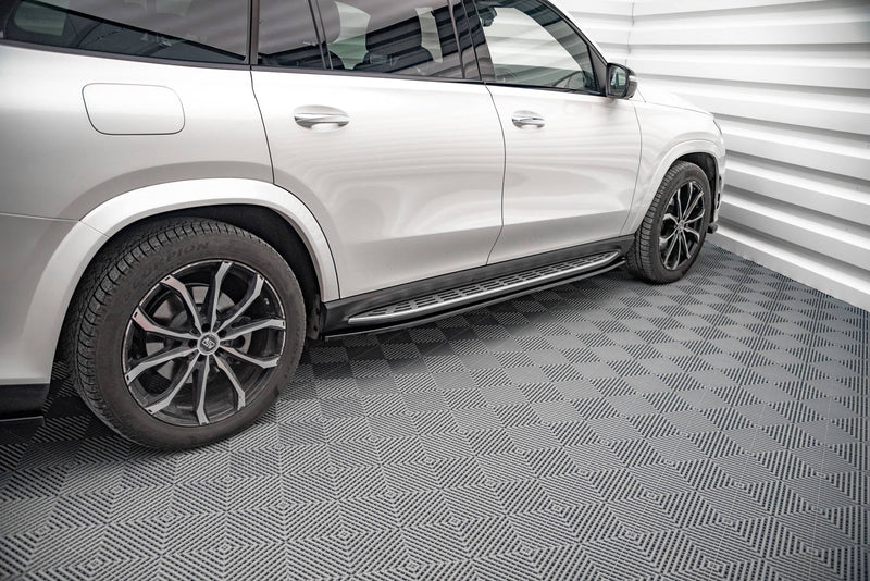 Maxton sideskørter til Mercedes-Benz GLS AMG-Line X167/X167 Facelift – blank sort – billede 1 af 5
