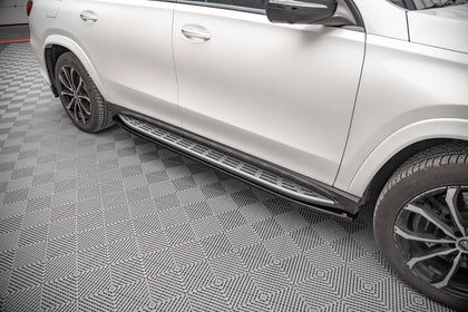 Maxton sideskørter til Mercedes-Benz GLS AMG-Line X167/X167 Facelift – blank sort – billede 3 af 5