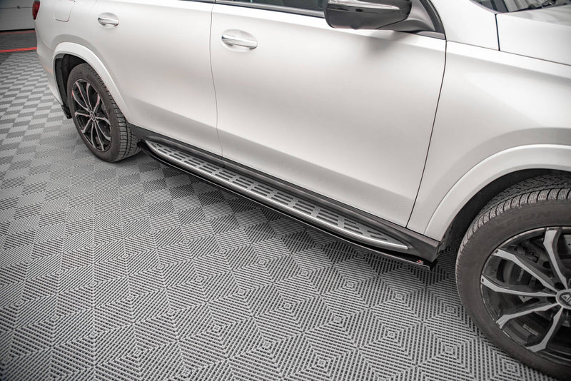 Maxton sideskørter til Mercedes-Benz GLS AMG-Line X167/X167 Facelift – blank sort – billede 3 af 5