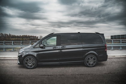 Maxton sideskørter til Mercedes-Benz V-Class Long AMG-Line W447 – blank sort – billede 2 af 6