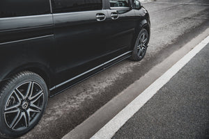 Maxton sideskørter til Mercedes-Benz V-Class Long AMG-Line W447 – blank sort – billede 1 af 6